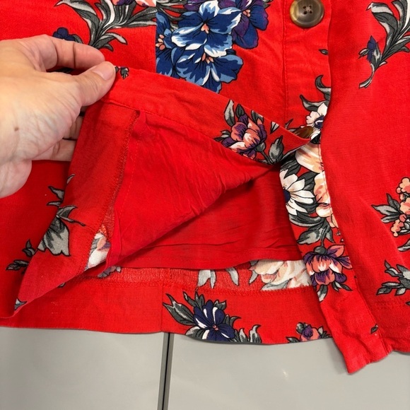 Anthropologie Maeve Caldwell floral Buttondown Dress. Size 12 - Picture 9 of 15